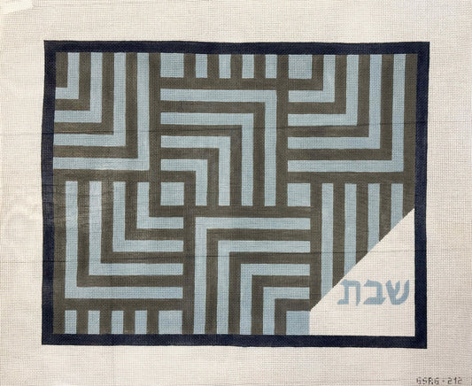 Blue Challah Cover
