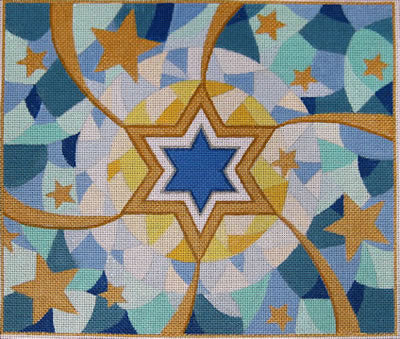 Blue Stars Tallit