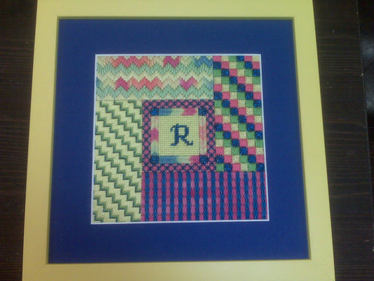 Monogram Sampler- Learn New Stitches