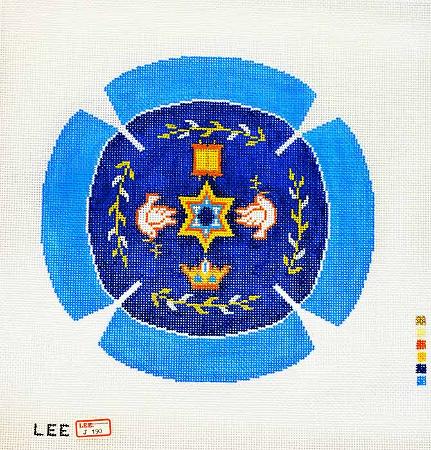 Torah and crown Kippa