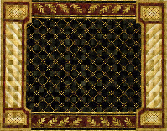 Black Tallit with Border