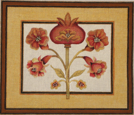 Pomegranate Tallit with Border