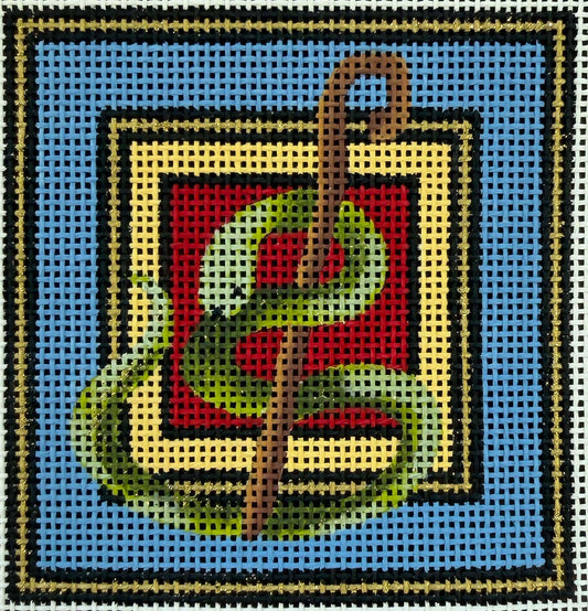 Small canvas of the 12 Tribes - Dan