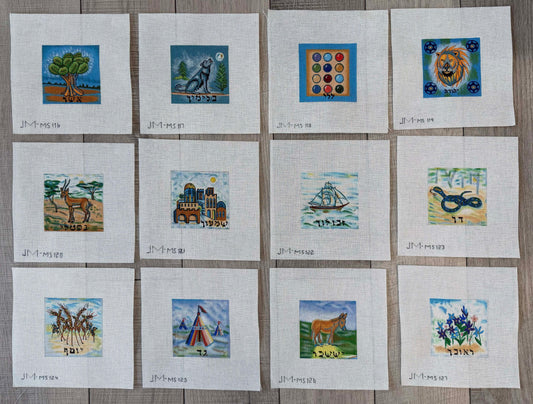 Twelve Tribes Set - 12 Canvases