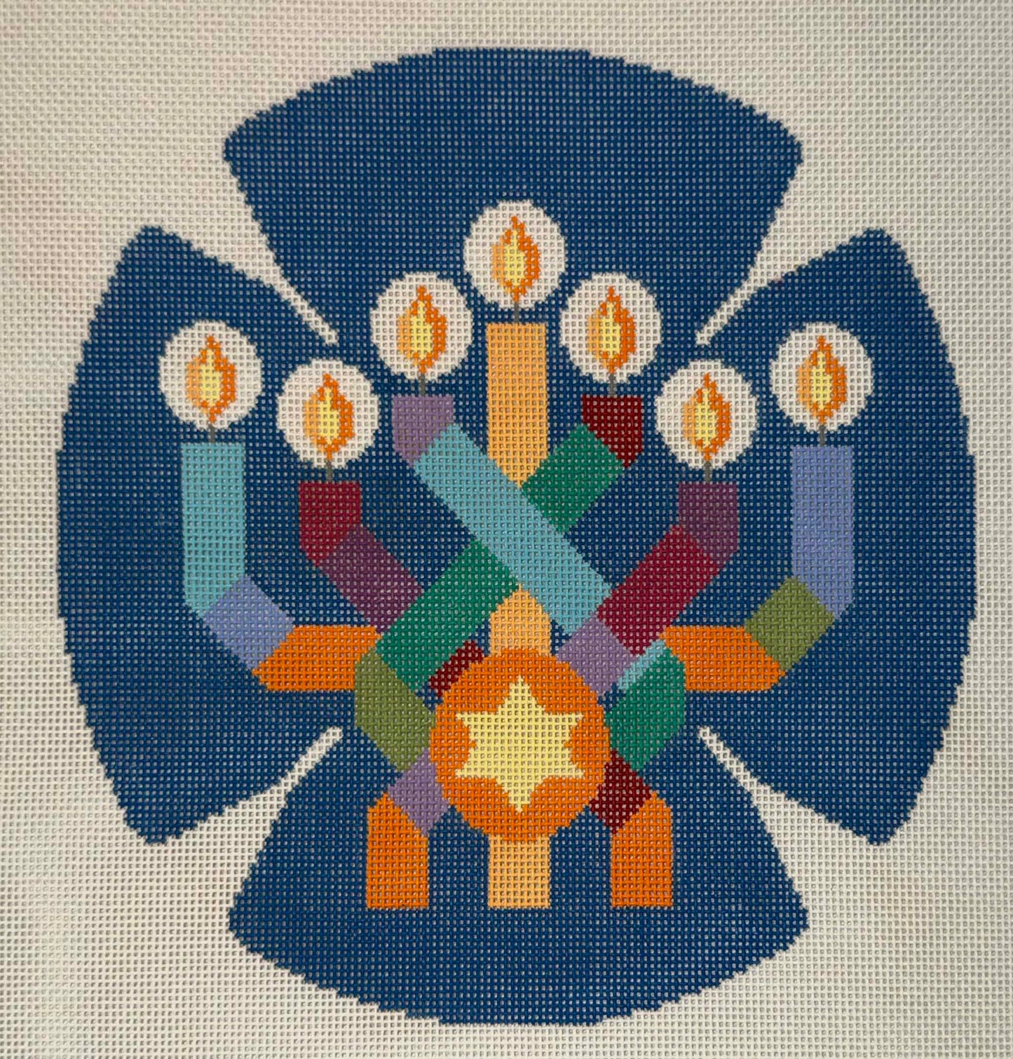 Menorah Kippa by Tanya