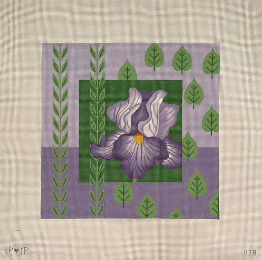 Blue Iris - JP Needlepoint