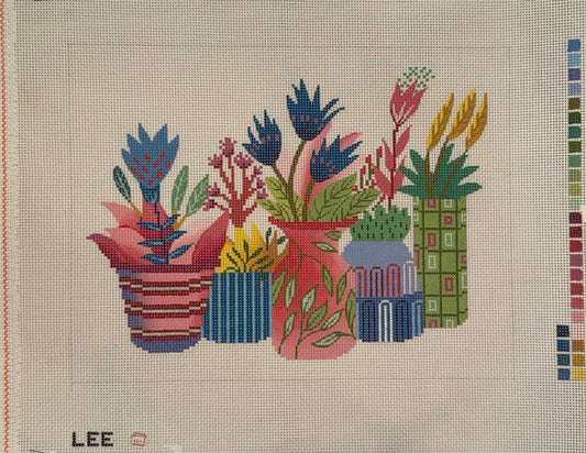 Flower Pots by Lee's Needle Arts