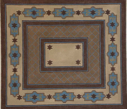 Shades of Brown Tallit by JP Needlepoint