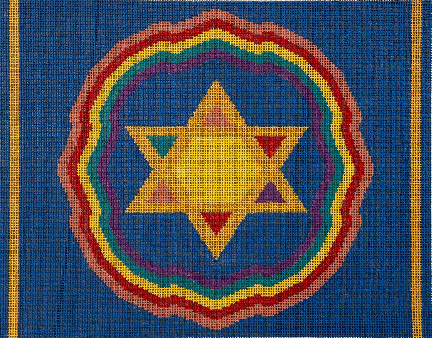 Rainbow Circle Tallit by Tanya