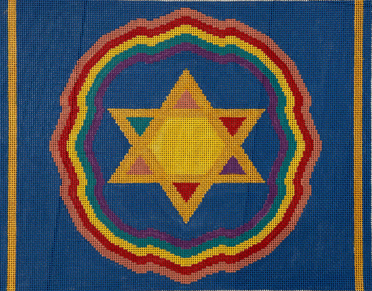 Rainbow Circle Tallit by Tanya