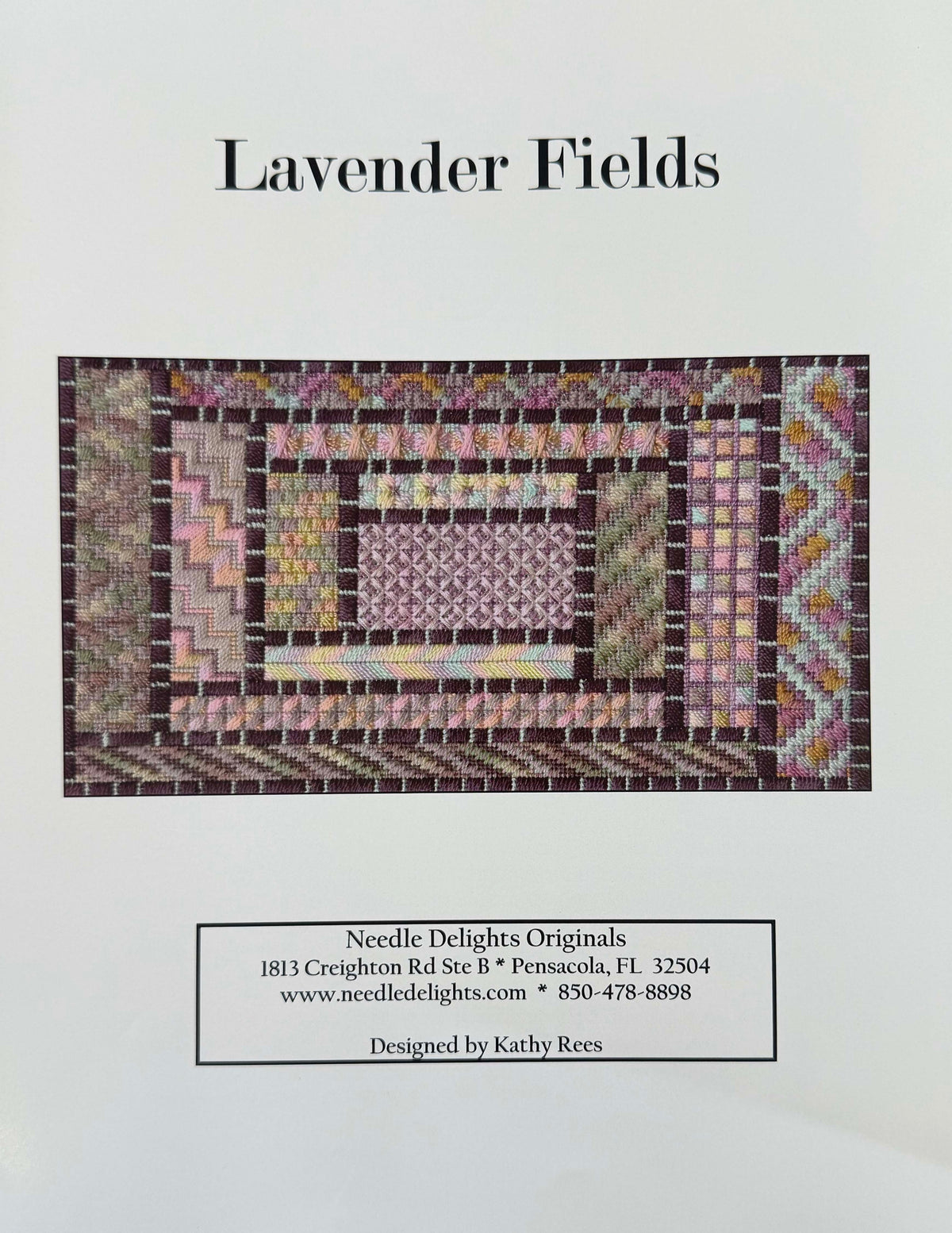 Lavender Fields Stitch Guide by Kathy Rees