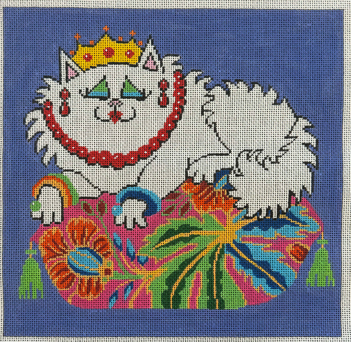 Vintage Canvas - Princess Kitty Cat