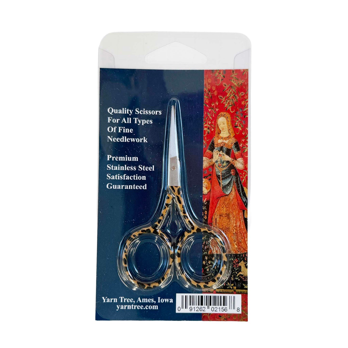 Jungle Leopard Embroidery Scissors