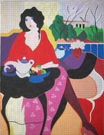 Lady at Tea