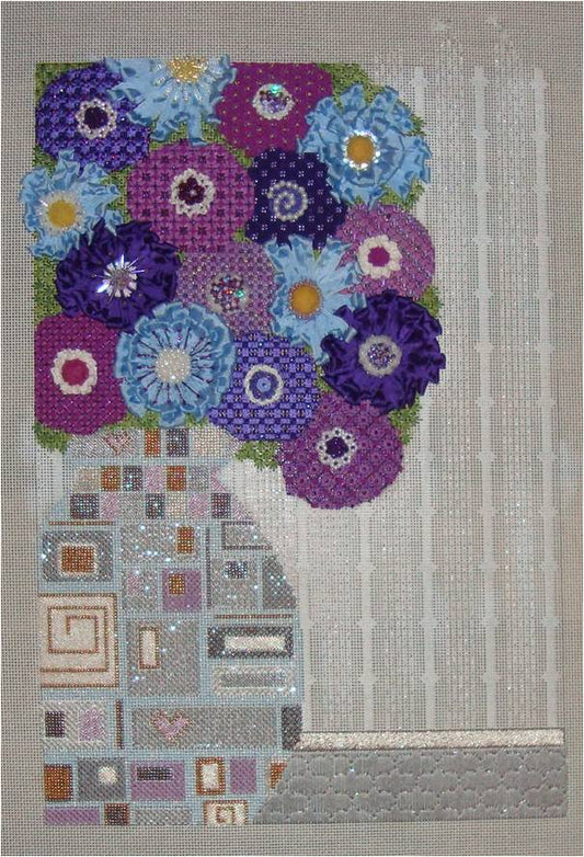 Sew Much Fun Mosaic Vase