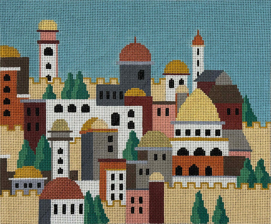 Jerusalem Tallit by Katherine Parfet
