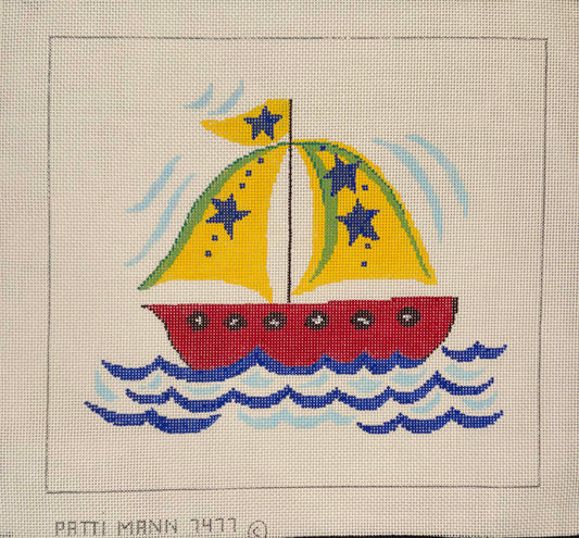 Sailboat by Patti Mann