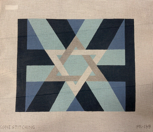 Silver/White Star Tallit