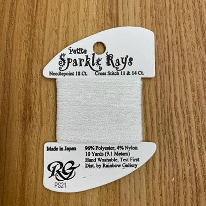Petite Sparkle Rays White PS21