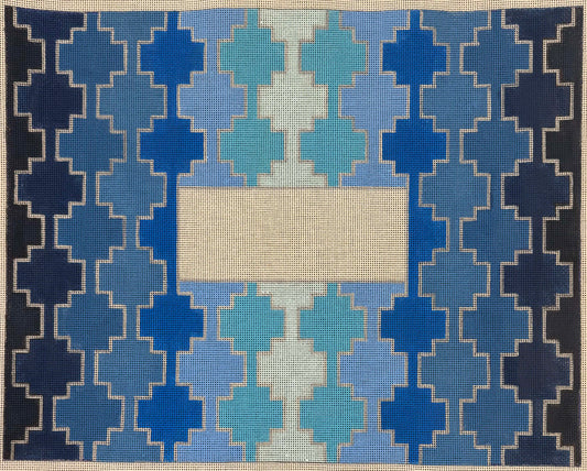 Shadow Blue Challah Cover by Studio 2
