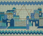 Shades of Blue Tallit