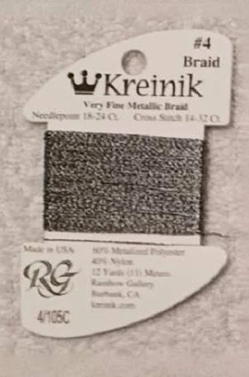 K#4 105c Antique Silver Cord
