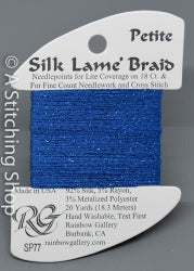 Petite Silk Lame Royal Blue SP077