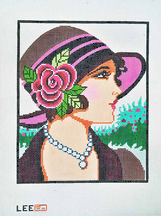 Vogue Lady in Burgundy