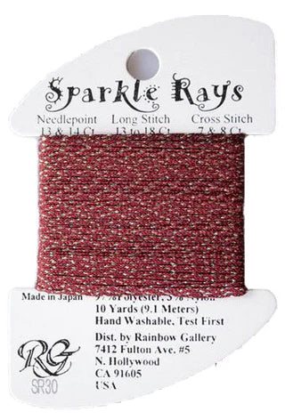 Sparkle Rays Burgundy SR30