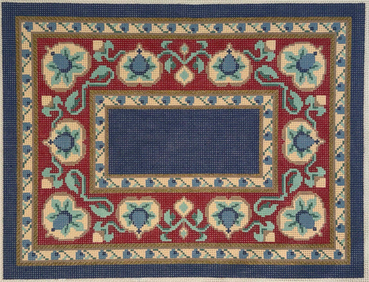 Blue and Red Traditional Tallit