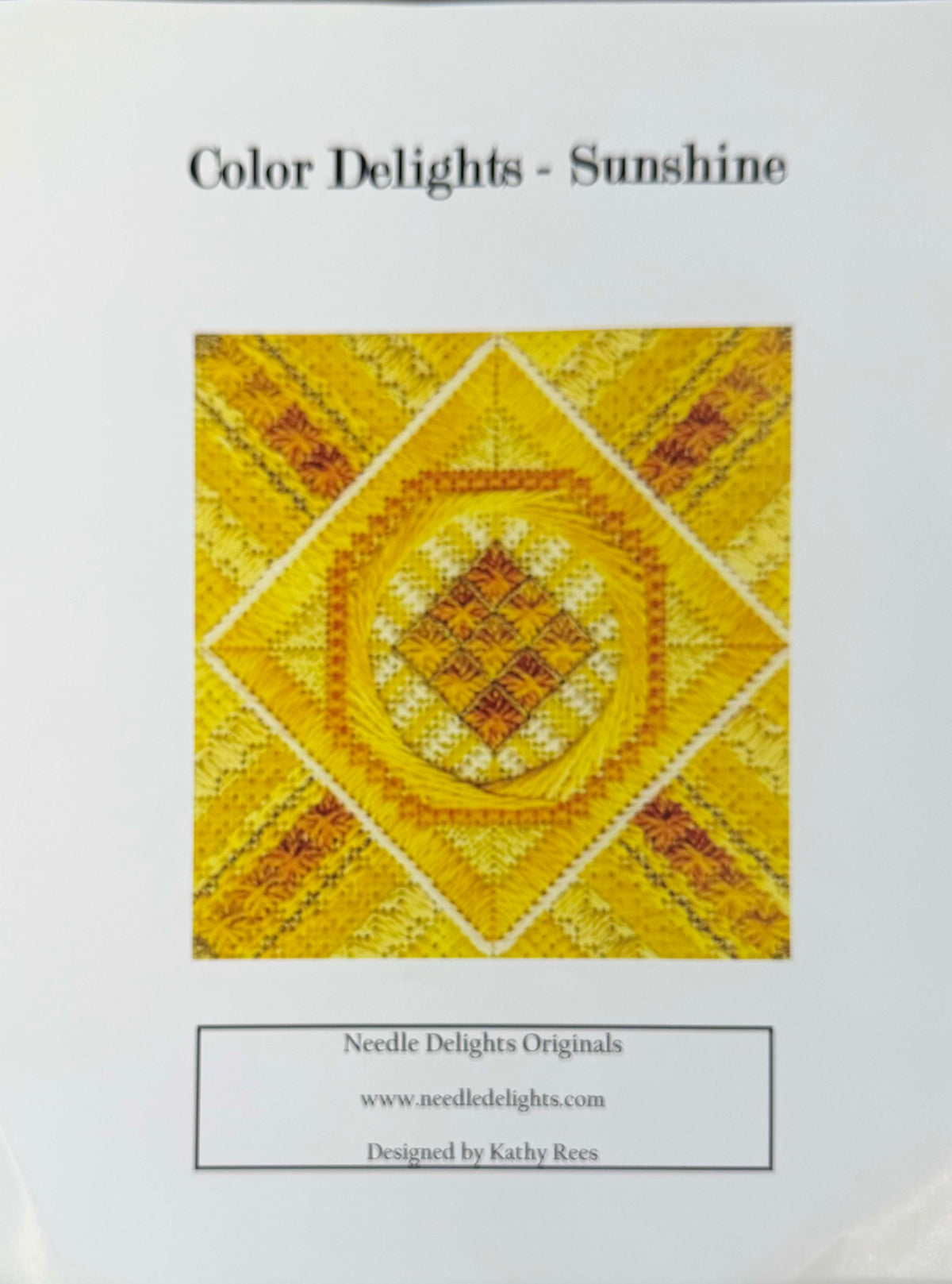 Color Delights - Sunshine Stitch Guide by Kathy Rees