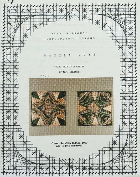 Little Guys #3 Stitch Guide by Jean Hilton's Needlepoint Designs