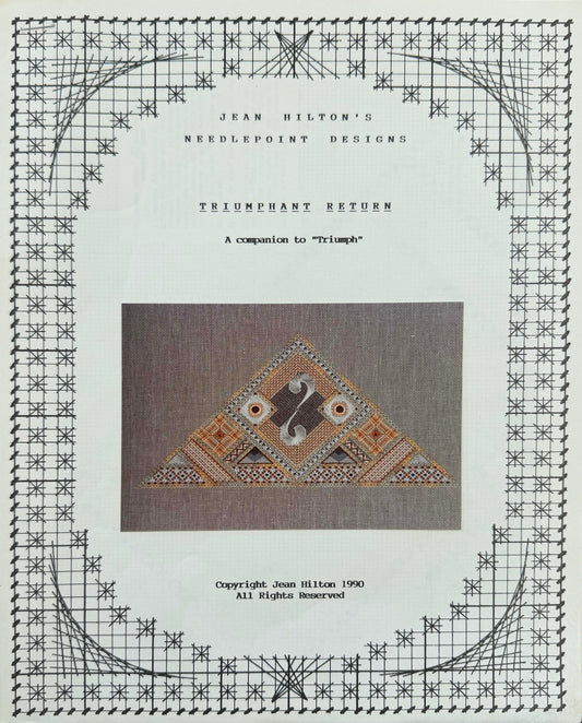 Triumphant Return Stitch Guide by Jean Hilton's Needlepoint Designs