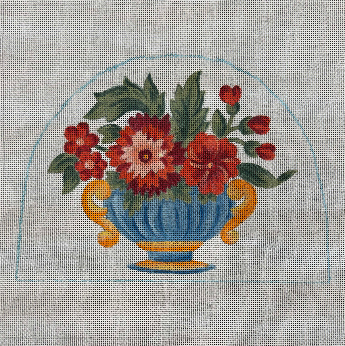 Vintage Canvas - Flowers in a Vase