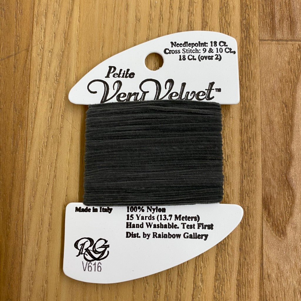 Very Velvet Petite Dark Gray V616